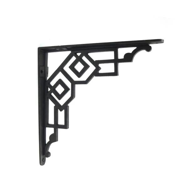 Pair of Art Deco Cast Iron Shelf Bracket