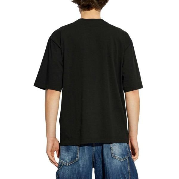 DSquared2 Mens Phys Ed Military Logo T-Shirt - Black - 
