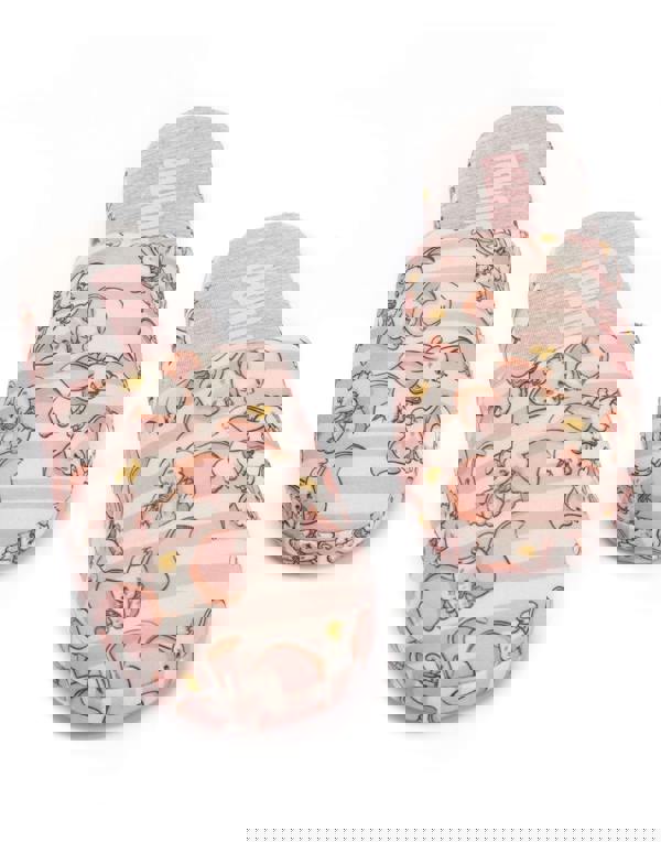 Disney Womens Pink Dumbo Mule Slippers