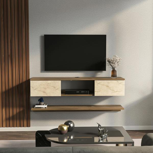 Decorotika Elia Modern Tv Stand TV Cabinet for TV's up to 60"