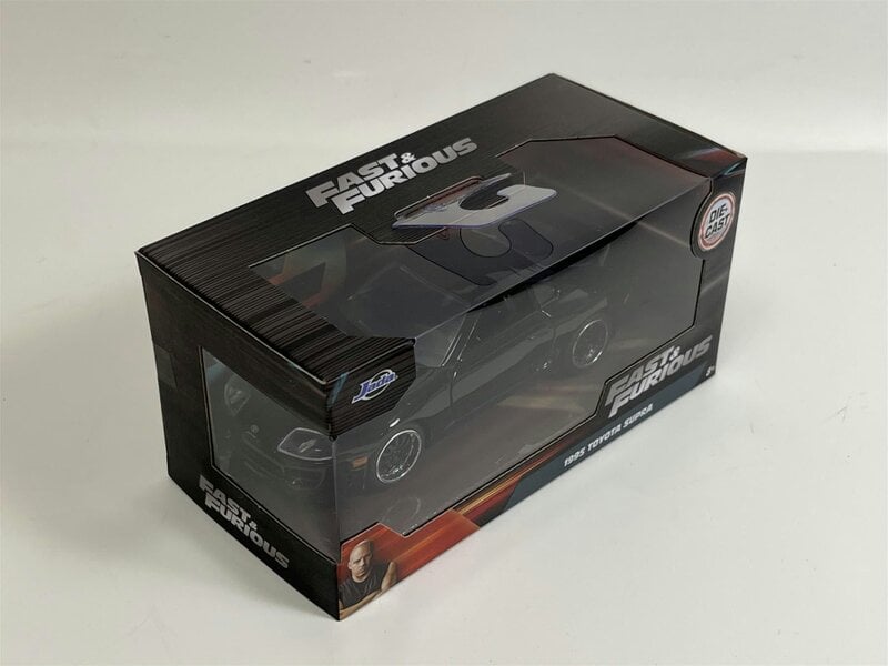 MCSlots Fast & Furious Toyota Supra 1995 Black 1:32 Scale Jada 33381