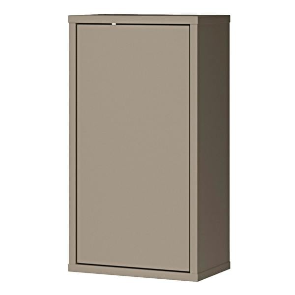 Furniture To Go Alice Springs Hanging Storage Cupboard with 1 Door Push-to-Open in Taupe