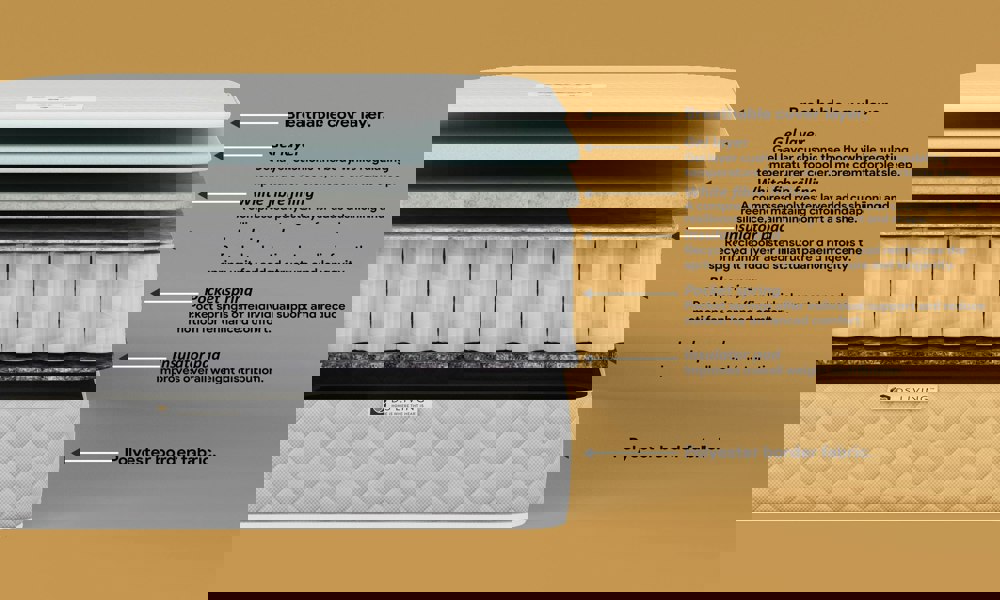 DS Living Sanctuary Gel Enhanced 1000 Pocket Sprung Hybrid Mattress - 4ft6 - Double - Aurora by DS Living