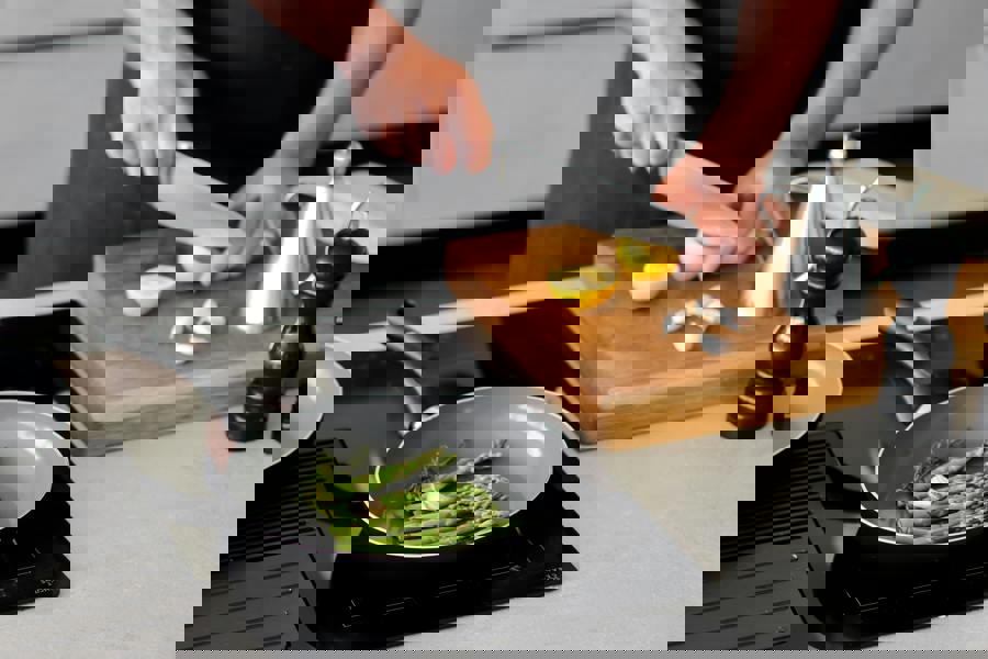 MasterClass Can-to-Pan Ceramic Non-Stick Frying Pan, Recycled Aluminium, 24cm