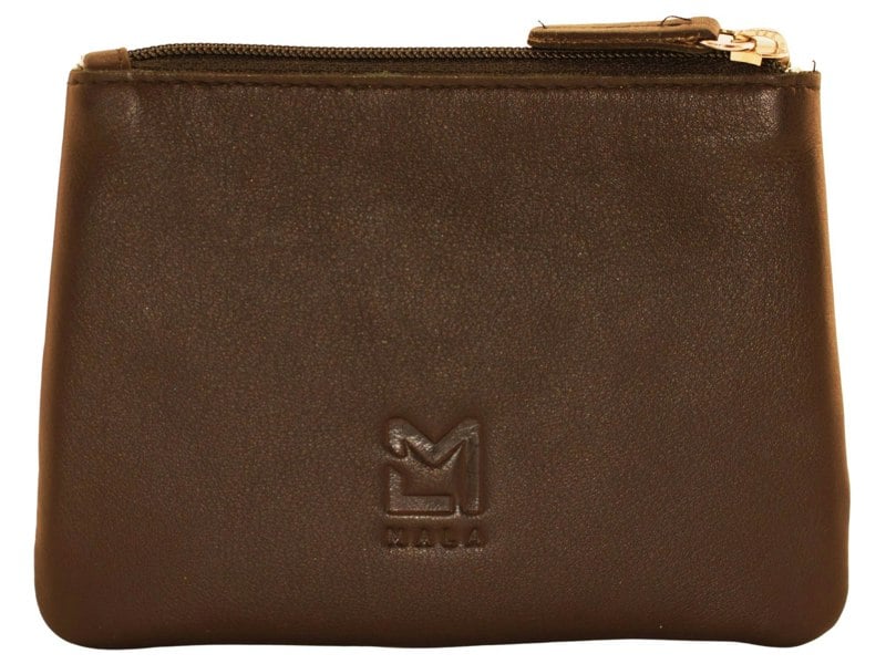 Mala Leather King of Dogs Dachshund Great Dane Leather Coin Purse