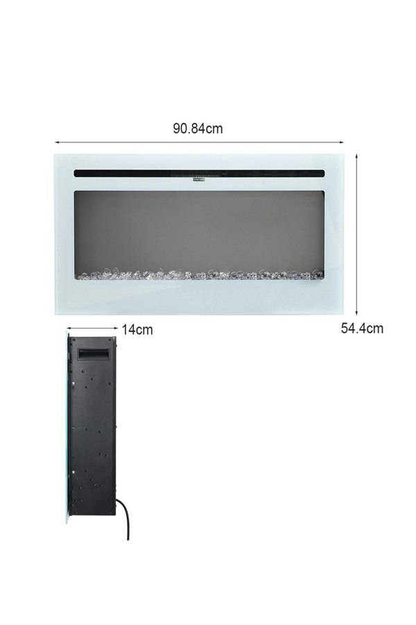 Living and Home 36 Inch Electric Fireplace
