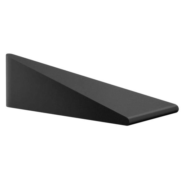 Black door stop for floor