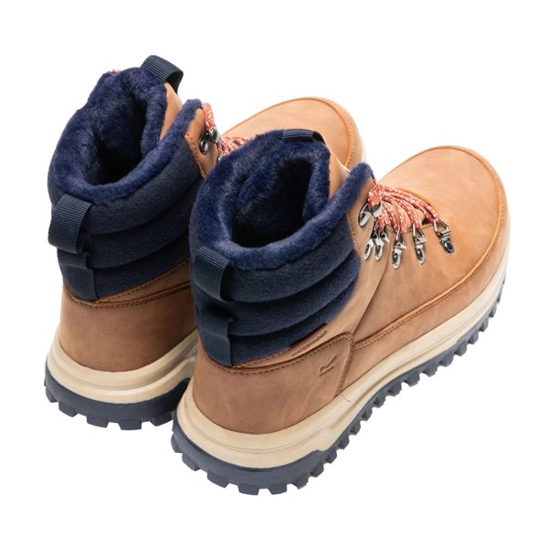 Regatta Mens Winsfield Walking Boots - Saddle Brown/Navy