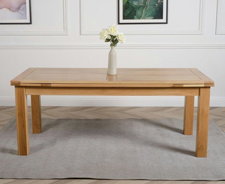 That's Furniture Richmond Solid Oak Extendable Dining Table - 200 to 280cm