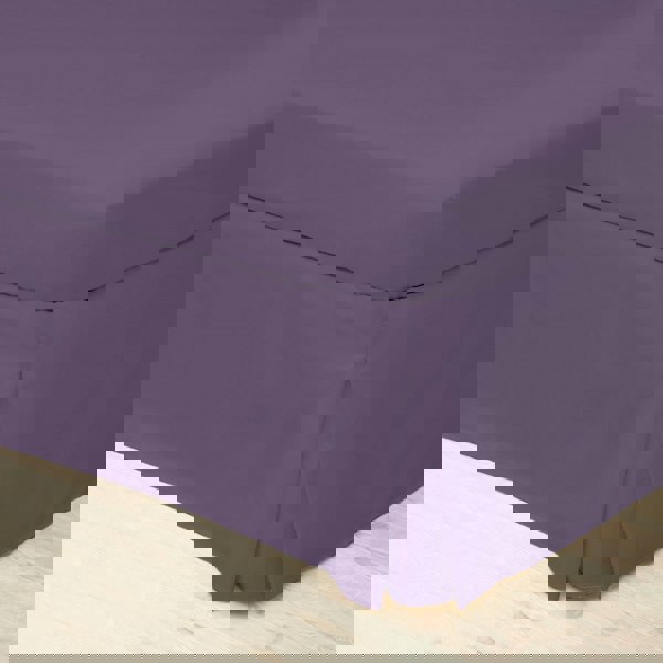 Belledorm Easycare Percale Platform Valance - Mauve