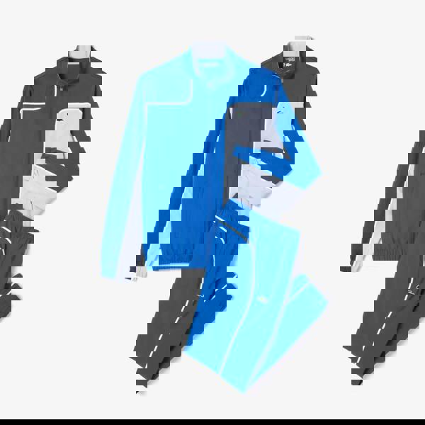 Lacoste Mens Colour Block Tennis Tracksuit - Blue - 