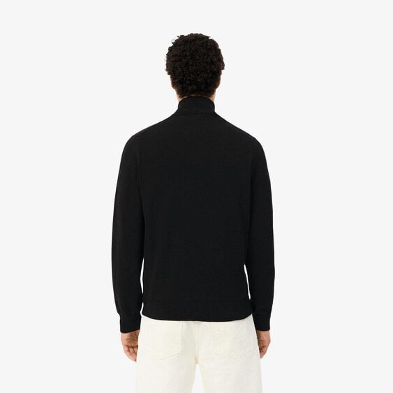 Lacoste AH1980 Quarter Zip Cotton Knit