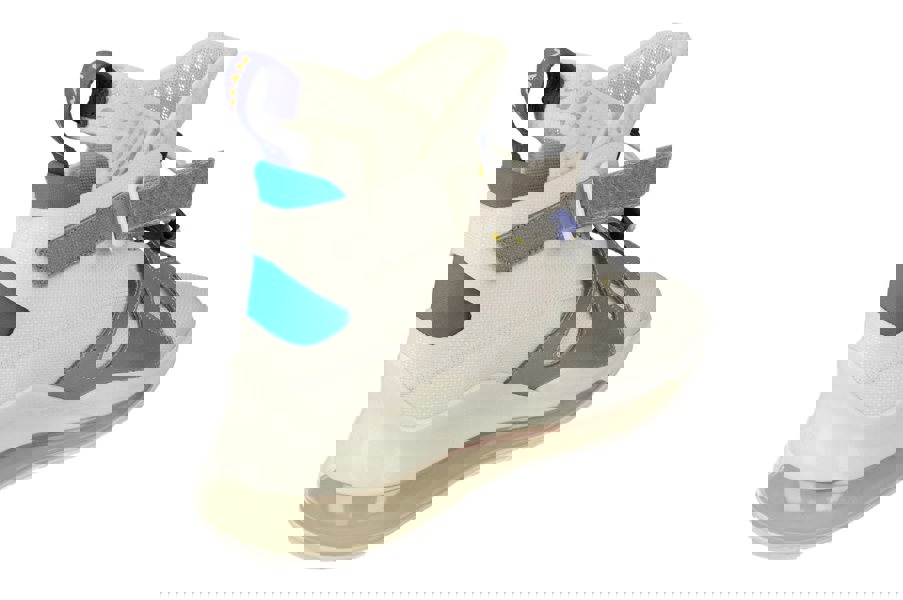 Nike Womens Air Jordan Latitude 720 Hi Top Trainers Av5187  100 - White Dynamic Yellow 100 - Photo 2