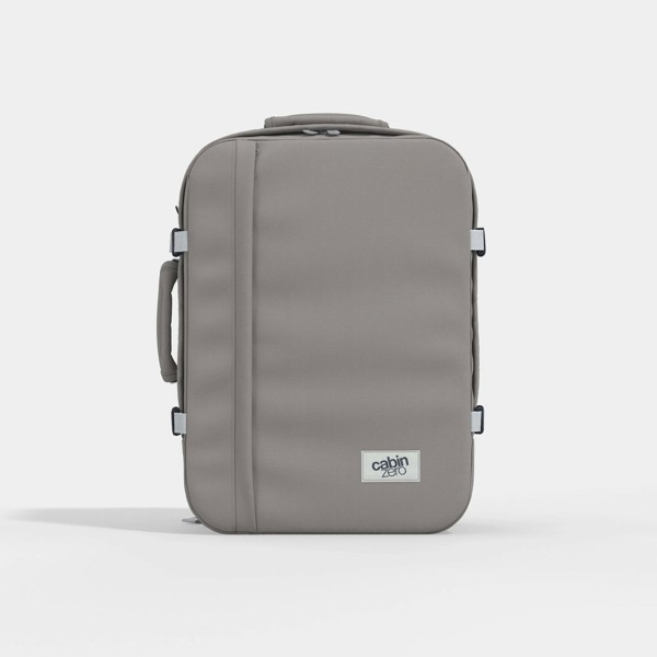 CabinZero Classic Cabin Backpack 44L, Large Carry On Travel Backpack for Week-Long Trips, Max Cabin Size - Misty Grey