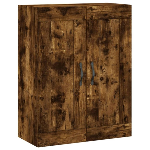 Berkfield Highboard Smoked Oak 69.5x34x180 cm Engineered Wood