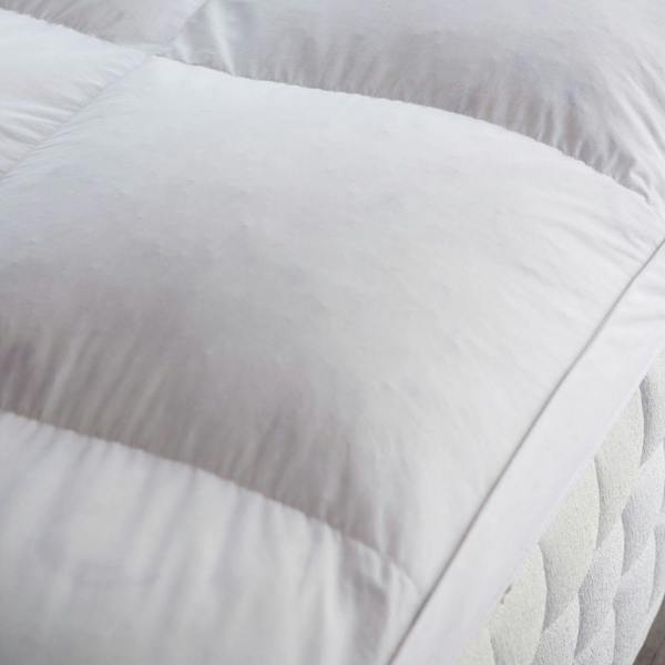 Duck Feather Mattress Topper close-up detail 1 | Soak and Sleep