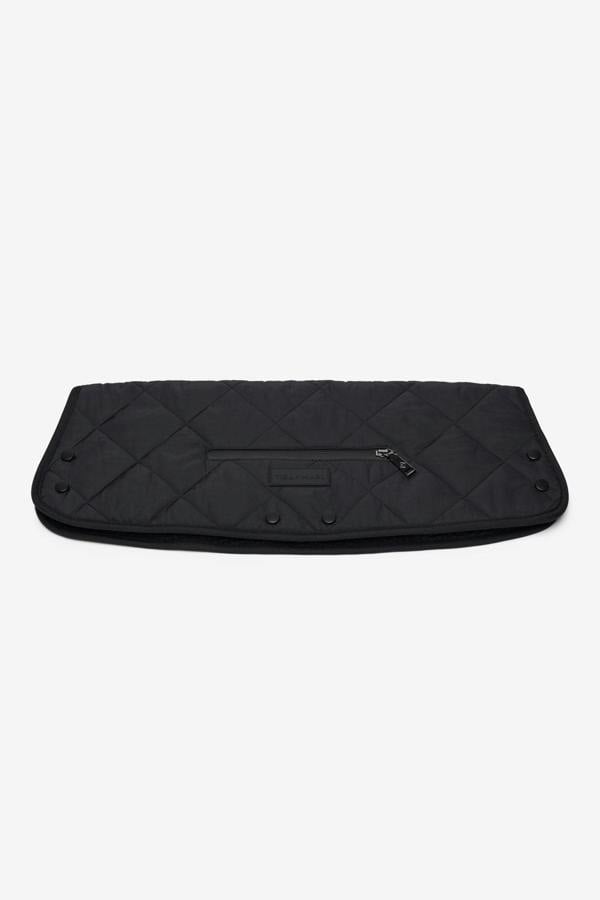 Tiba + Marl Universal Buggy Handmuff Black Quilted