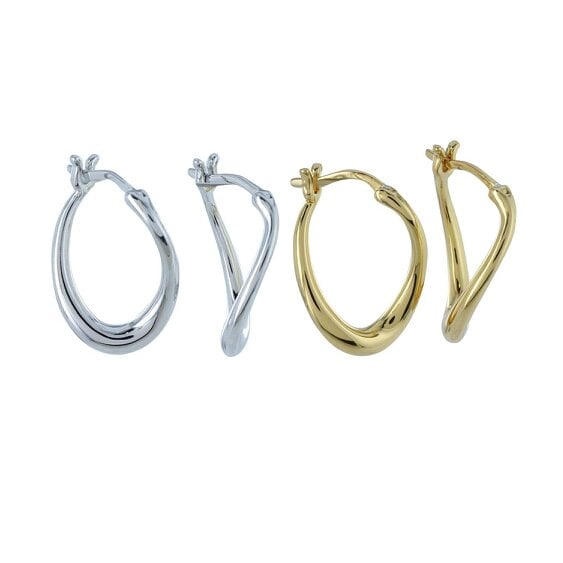 Reeves & Reeves Elipse Hoop Earrings