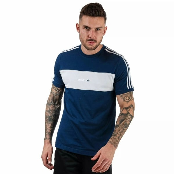 Adidas Originals Hamburg Men's T-Shirt Blue Crew Neck