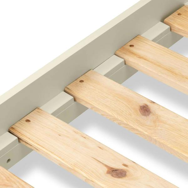 Statement Furniture Romance Wooden Bed Frame. Oatmeal Cream French Style Bed Double 4ft6 King 5ft