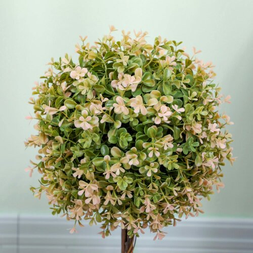 Wyld Haus Lovea Set Of 2 Artificial Murraya Flower Plants In Pots H8 60cm Cream White