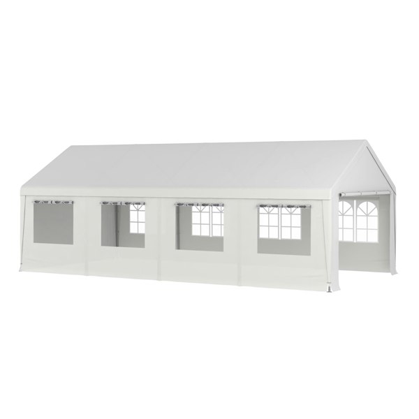 Living and Home 4*6m/4*8m Garden Party Tent with Removable Sidewalls and Doors