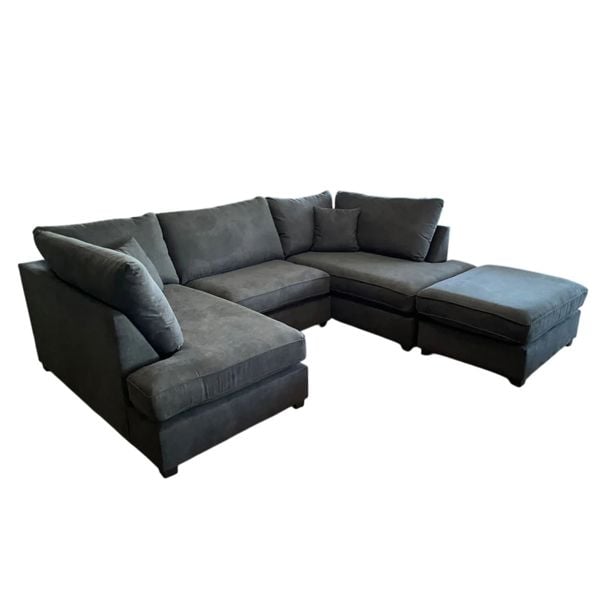 Snug Furniture Toronto U Shape Cinema Kensington Sofa Grey