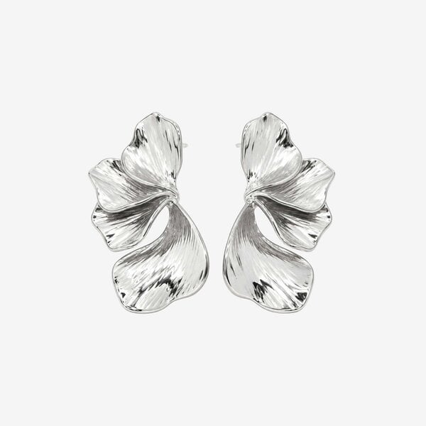 Uchi & Soto Kin Silver Sculptural Statement Earrings