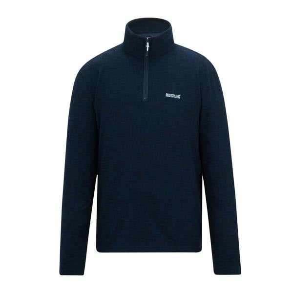 Regatta Mens Thompson Marl Half Zip Fleece Jacket - Navy - 