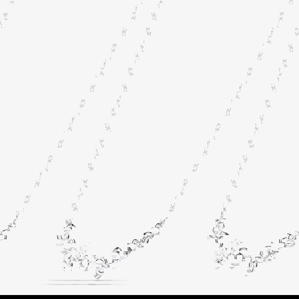 Swarovski Constella Rhodium Plated Mixed Cut White Crystal Necklace 5722473