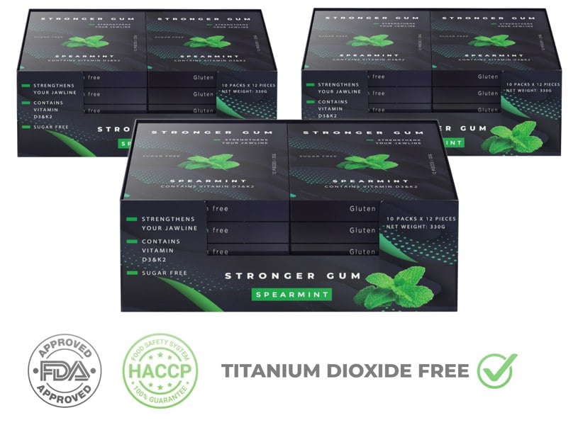 Stronger Gum Regular Set: 3 Packs for Price of 2 (990g)