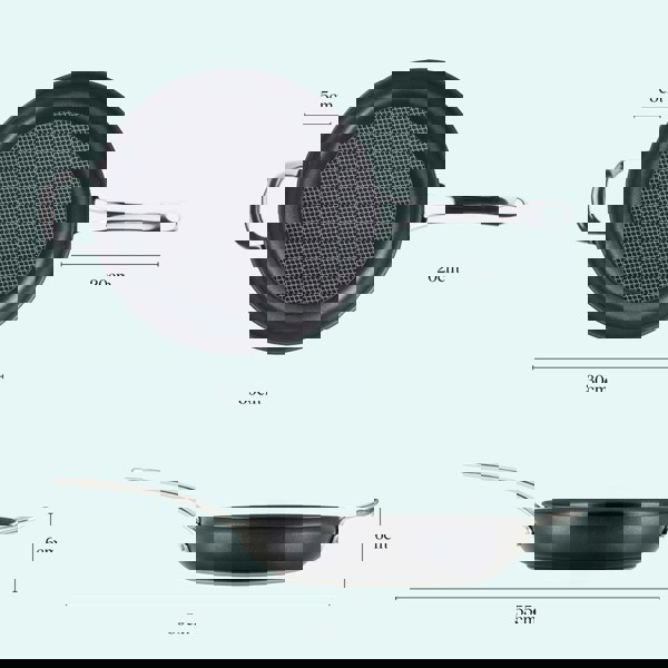 Anolon X SearTech: Non-Stick Frying Pan - 3 Sizes