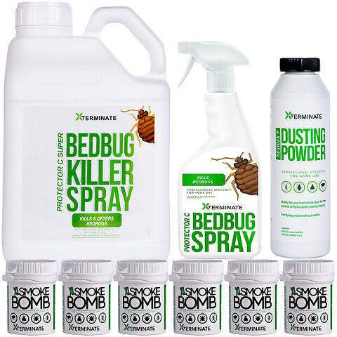 Xterminate Insect Bed Bug Killer Control Kill Treatment Kit 4 Rooms