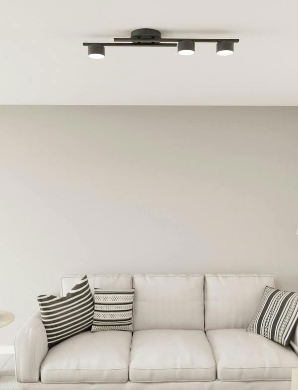 Emibig FRAGMENT Ceiling lamp 3 x GX53 Black