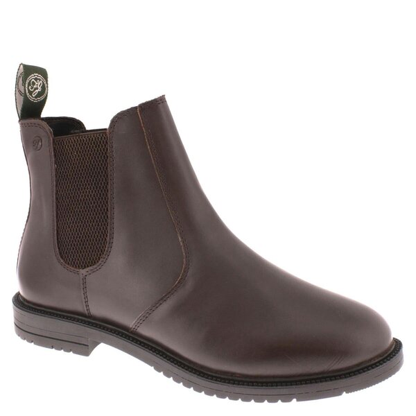 Frank James Cosgrove Leather Mens & Boys Chelsea Boots - Brown