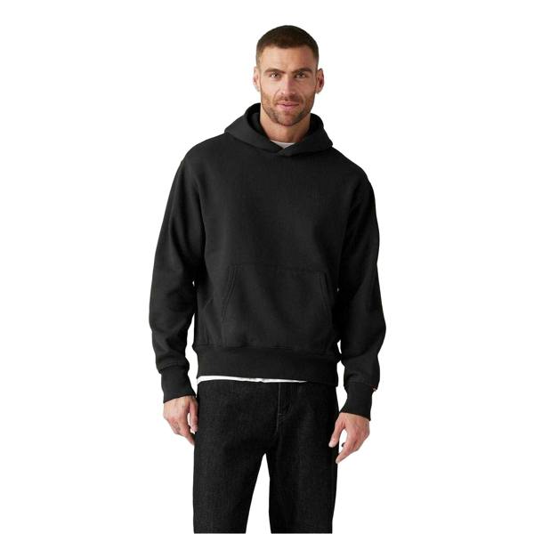 Levis Mens Ribbed Hoodie - Black - 