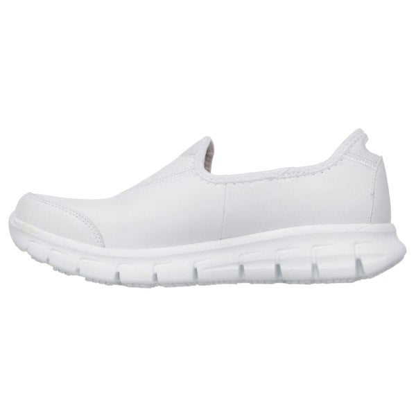 Skechers Workwear Sure Track Leather Women's White Trainers