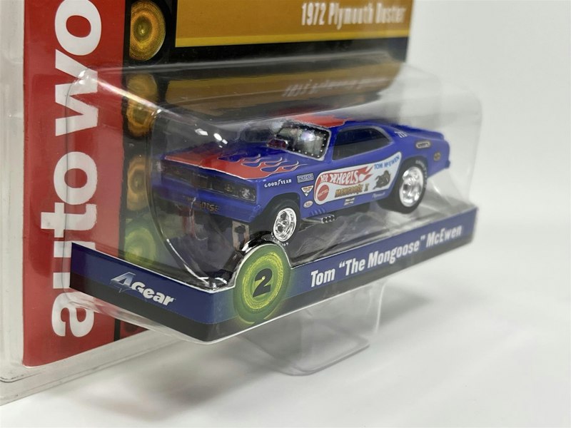 Auto World Slot Cars 1972 Plymouth Buster Tom The Mongoose McEven HO Scale Auto World SC376-2