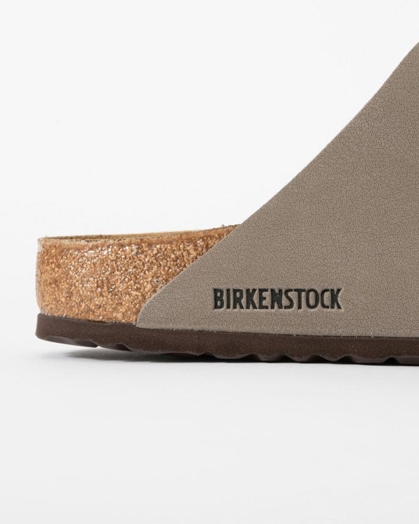 Birkenstock Arizona Birko-Flor Nubuck Unisex Sandals - Stone