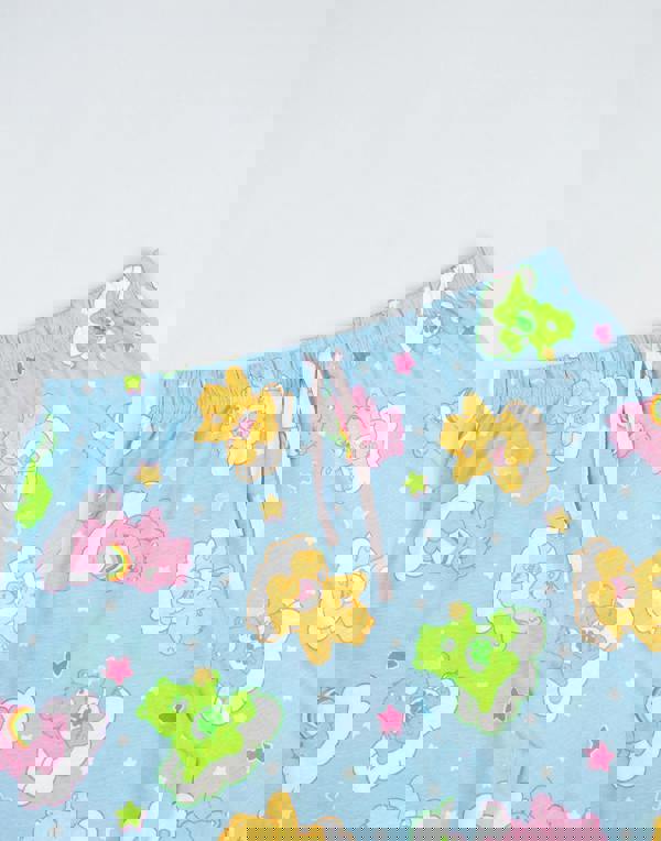 Care Bears Womens Pink Character Short Sleeve Long Leg Pyjama Set