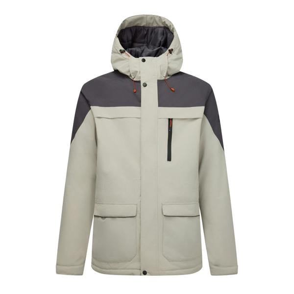 Regatta Mens Stanford Two Tone Waterproof Insulated Jacket - Abbeystone/Iron - 