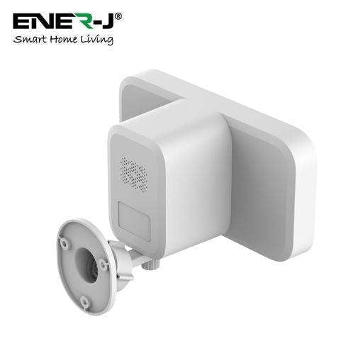 ENER-J Smart Wireless Twin Floodlight Outdoor Camera with Sensor, Alexa & Google Home Compatible, App & Voice Control