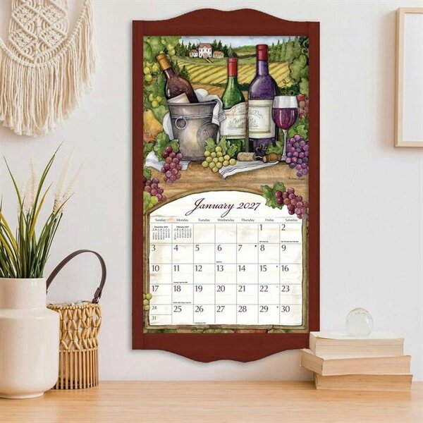 Susan Winget, Wine Country Deluxe Calendar 2027, Deluxe Calendars, Month To View, Lifestyle, Gift