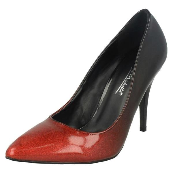 Anne Michelle Ladies Anne Michelle High Heel Pointed Toe Court Shoes