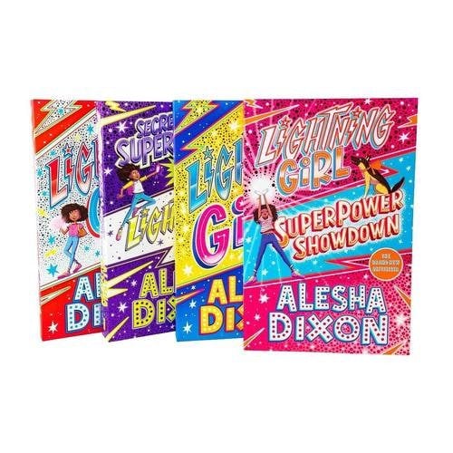 Alesha Dixon Lightning Girl 4 Books Collection Set - Lightning Girl Superhero Squad, Secret Supervillain, Superpower Showdown