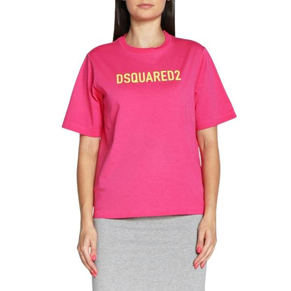 DSQUARED2 Eco Dyed Easy Hot Pink  T-Shirt M