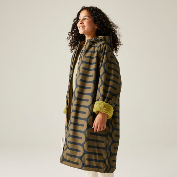 Regatta Kids Orla Kiely Spotted Changing Robe - Olive
