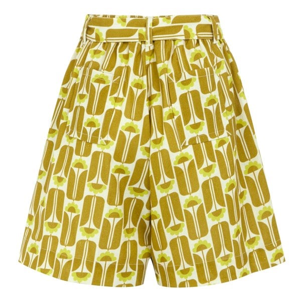 Regatta Womens/Ladies Orla Kiely Summer II Tall Flowers Shorts - Yellow