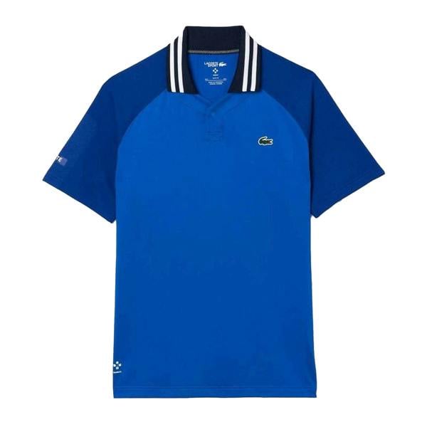 Lacoste Mens Daniil Medvedev Polo Shirt - Blue - 
