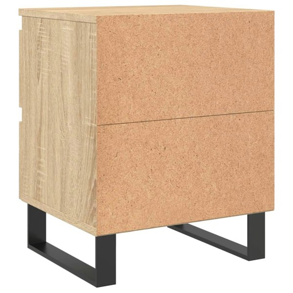 Berkfield Bedside Cabinet Sonoma Oak 40x35x50 cm Engineered Wood